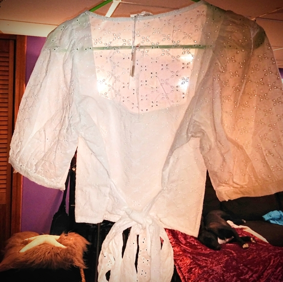 Ladies Crop Blouse - Picture 4 of 5